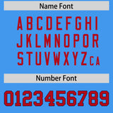 Custom Powder Blue Football Jersey