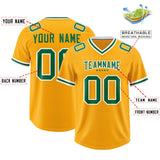 Custom Yellow Football Jersey