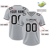 Custom Silver Football Jersey