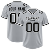 Custom Silver Classic American Football Jerseys