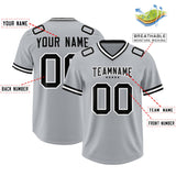 Custom Silver Football Jersey