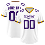 Custom White Classic American Football Jerseys