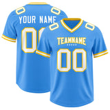 Custom Powder Blue Classic American Football Jerseys