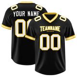 Custom Black Classic American Football Jerseys