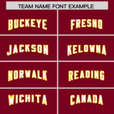 Custom Crimson Football Jersey