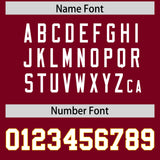 Custom Crimson Football Jersey