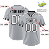 Custom Silver Football Jersey