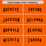 Custom Orange Football Jersey