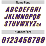 Custom White Gold Personalized Star Pattern Raglan Sleeves Authentic Football Jersey