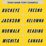 Custom Gold Black Personalized Star Pattern Raglan Sleeves Authentic Football Jersey