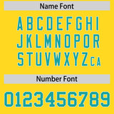 Custom Gold Aqua Personalized Star Pattern Raglan Sleeves Authentic Football Jersey