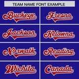 Custom Royal Red Personalized Star Pattern Raglan Sleeves Authentic Football Jersey