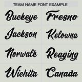 Custom Gray Black Personalized Star Pattern Raglan Sleeves Authentic Football Jersey