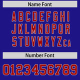 Custom Royal Red Personalized Star Pattern Raglan Sleeves Authentic Football Jersey