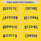 Custom Gold Black Personalized Star Pattern Raglan Sleeves Authentic Football Jersey