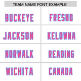 Custom White Powder Blue Personalized Star Pattern Raglan Sleeves Authentic Football Jersey