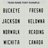 Custom Gray Dark Gray Personalized Star Pattern Raglan Sleeves Authentic Football Jersey