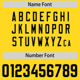 Custom Gold Neon Green Personalized Star Pattern Raglan Sleeves Authentic Football Jersey