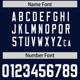 Custom Navy Gray Personalized Star Pattern Raglan Sleeves Authentic Football Jersey