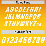 Custom Red Gold Gradient Fashion Outdoor Authentic Football Jersey