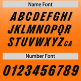 Custom White Orange Gradient Fashion Outdoor Authentic Football Jersey