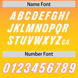 Custom Pink Gold Gradient Fashion Outdoor Authentic Football Jersey