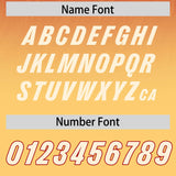 Custom Red Khaki Gradient Fashion Outdoor Authentic Football Jersey