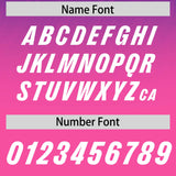 Custom Royal Pink Gradient Fashion Outdoor Authentic Football Jersey