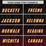 Custom Black Cardinal Gradient Fashion Outdoor Authentic Football Jersey