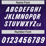 Custom Black Purple Gradient Fashion Outdoor Authentic Football Jersey