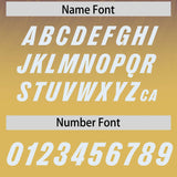 Custom Purple Old Gold Gradient Fashion Outdoor Authentic Football Jersey