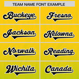 Custom Gold Neon Green Gradient Fashion Outdoor Authentic Football Jersey