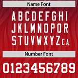 Custom Navy Red Gradient Fashion Outdoor Authentic Football Jersey