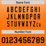 Custom White Orange Gradient Fashion Outdoor Authentic Football Jersey