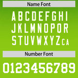 Custom Kelly Green Neon Green Gradient Fashion Outdoor Authentic Football Jersey