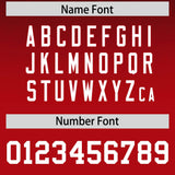 Custom Black Red Gradient Fashion Outdoor Authentic Football Jersey