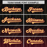 Custom Black Cardinal Gradient Fashion Outdoor Authentic Football Jersey