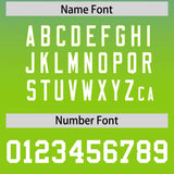 Custom Powder Blue Neon Green Gradient Fashion Outdoor Authentic Football Jersey