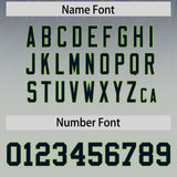 Custom Navy Gray Gradient Fashion Outdoor Authentic Football Jersey