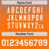 Custom Powder Blue Orange Gradient Fashion Outdoor Authentic Football Jersey