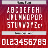 Custom Royal Red Gradient Fashion Outdoor Authentic Football Jersey