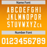 Custom Cardinal Yellow Gradient Fashion Outdoor Authentic Football Jersey