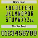 Custom Gold Neon Green Gradient Fashion Outdoor Authentic Football Jersey