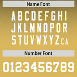 Custom Black Old Gold Gradient Fashion Outdoor Authentic Football Jersey