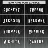 Custom Black Gray Gradient Fashion Outdoor Authentic Football Jersey