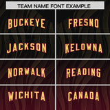 Custom Black Cardinal Gradient Fashion Outdoor Authentic Football Jersey