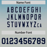 Custom Panther Blue Gray Gradient Fashion Outdoor Authentic Football Jersey