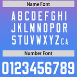 Custom Pink Powder Blue Gradient Fashion Outdoor Authentic Football Jersey