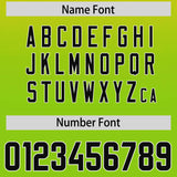 Custom Gold Neon Green Gradient Fashion Outdoor Authentic Football Jersey