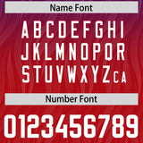 Custom Royal Red Gradient Fashion Outdoor Authentic Football Jersey